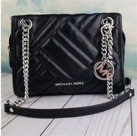 michael kors kathy small|Michael Kors Kathy Small Satchel Black Leather Bag 35f9sy8s1l.